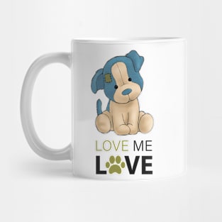 Love Me Love Puppy Mug